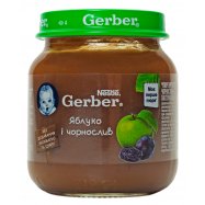 Пюре Gerber Яблоко и чернослив фруктовое д/дет с 6 мес 130г Image - 1