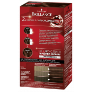 Крем-краска Schwarzkopf Brillance 874 Бархатный каштан 1шт Image - 5