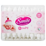 Ватные палочки Smile Baby с ограничителем 60шт Image - 1