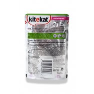Корм Kitekat для взрослых котов телятина в соусе пауч 100г Image - 3