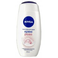 Гель-уход для душа Nivea Крем Роза 250мл Image - 1