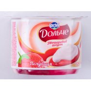 Йогурт Дольче Клубника двухслойный 3.2% 115г Image - 2