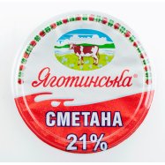 Сметана Яготинська 21% 350г Image - 5