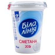 БІЛА ЛІНІЯ СМЕТАНА 20%350Г(СТ) Image - 1