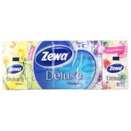 Платочки Zewa Deluxe носовые 3-х слойные 21*21см 10шт/уп Image - 1
