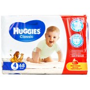 Подгузники Huggies Classic 4 размер 7-18кг детские 68шт Image - 6