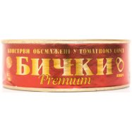 Бычки Керченські обжаренные в томатн соусе банка с ключ 240г Image - 1