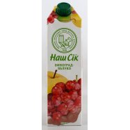 Нектар Наш Сік Яблочно-виноградный осветленный 0,95л Image - 1