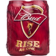 Пиво Bud светлое 4,8% 0,5л*4шт 2л Image - 1