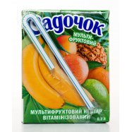 Нектар Садочок Мультифруктовый витаминизированный 0,2л Image - 4