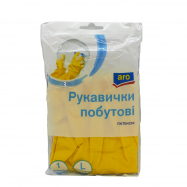 Перчатки бытовые Aro латексные размер L 1пара Image - 1
