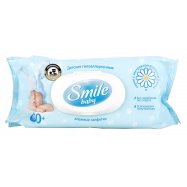 Салфетки влажные Smile Baby детские гипоалергенные 100шт Image - 1