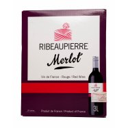 Вино Ribeaupierre Мерло виноградное сухое красное натур 3л Image - 1