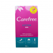Прокладки ежедневные Cotton ароматические Carefree 34шт Image - 1