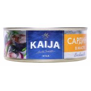 Консервы рыбные Kaija Сардина в масле 240г Image - 1