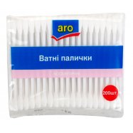 Ватные палочки Aro косметические 200шт Image - 1