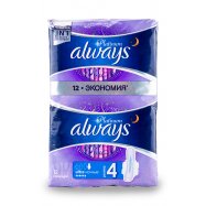 Прокладки Always Platinum Ultra Night у/т жен гигиен 4 12шт Image - 1