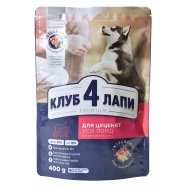 Корм д/щенков Club 4 Paws Премиум с содерж курицы сухой 400г Image - 1