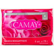 Мыло туалетное Camay French Romantique 75г*4шт 300г Image - 3