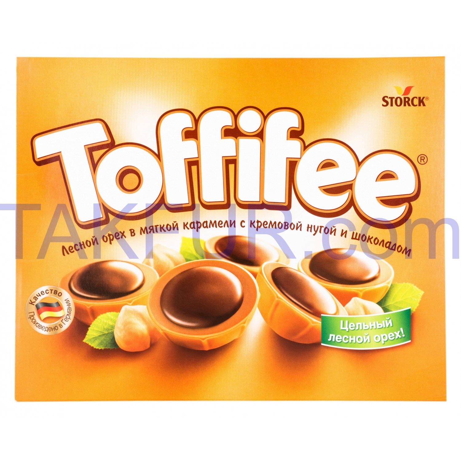 Конфеты Toffifee с лесным орехом в чашечке с кремом/шкл 250г купить ...