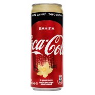 Напиток Coca-Cola Zero Ванила безалког сильногаз 330мл Image - 1