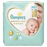 Подгузники Pampers Premium Care Mini 2 для детей 4-8кг 23шт Image - 2