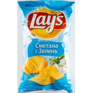 Чипсы Lay`s картофельные со вкусом сметаны и зелени 200г Image - 10