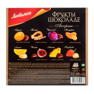 Конфеты Любимов Фрукты в шоколаде Ассорти 300г Image - 2
