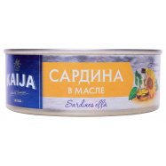 Консервы рыбные Kaija Сардина в масле 240г Image - 2