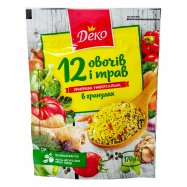 Приправа Деко 12 овощей и трав универсальная в гранулах 170г Image - 1
