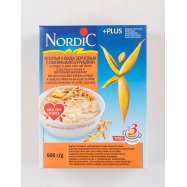 Хлопья Nordic 4 вида зерновых с овсяными отрубями 600г Image - 6