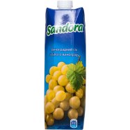 Сок Sandora виноградный с белого винограда осветленный 0.95л Image - 1