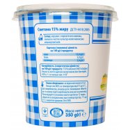 Сметана Селянська 15% 350г Image - 3