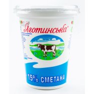 Сметана Яготинська 15% 350г Image - 6