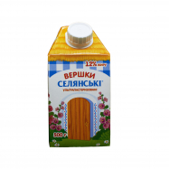 Сливки Селянські ультрапаст 12% 500г Image - 1