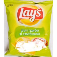 Чипсы Lay`s картофельные вкус белых грибов со сметаной 71г Image - 7