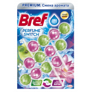 Средство д/чистки унитаза Bref Цветущая яблоня-лотос 50г*3шт Image - 3