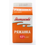 Ряжанка Яготинська 4% 450г Image - 3
