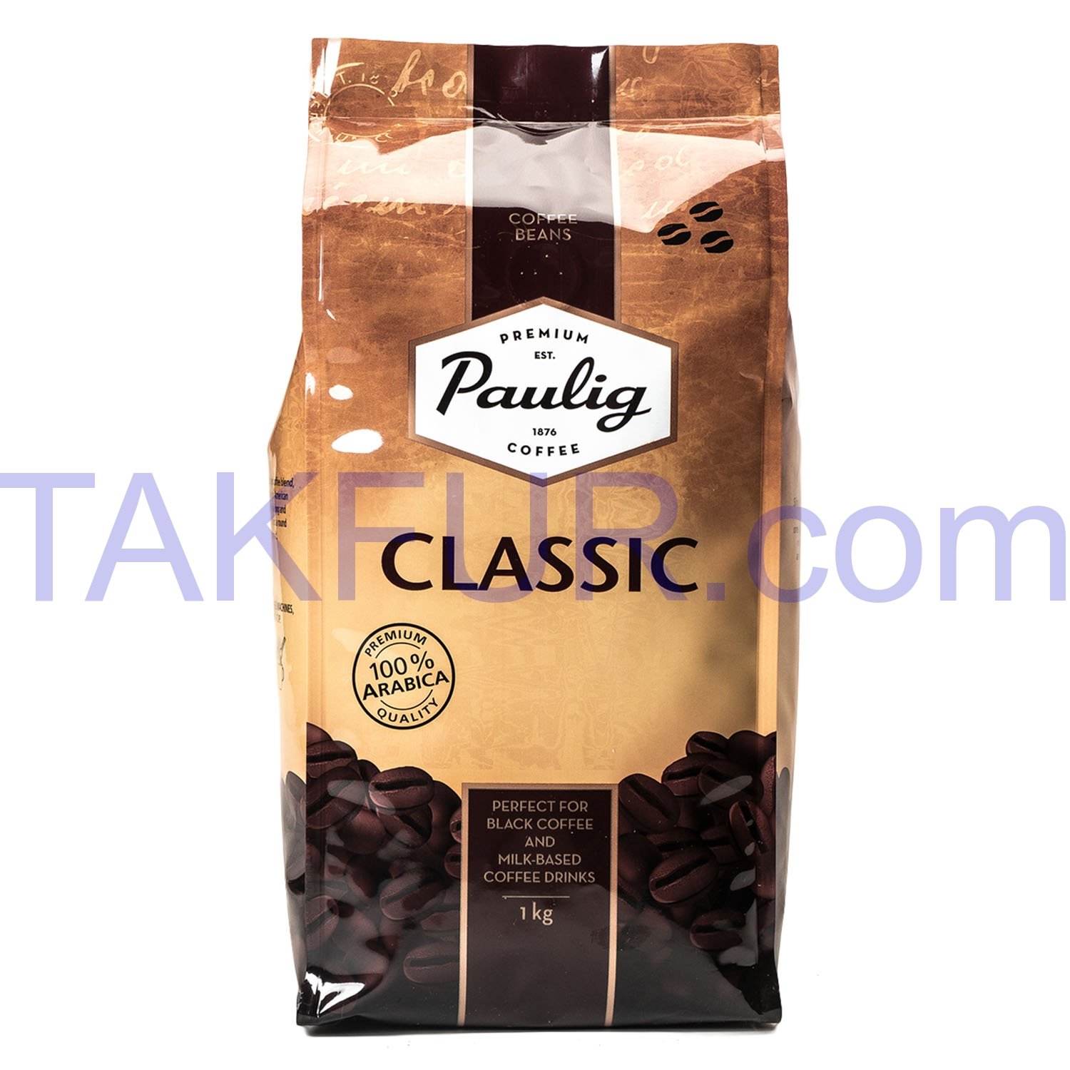 Кофе Paulig Classic в зернах 1кг купить онлайн с доставкой в офис или ...