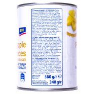 Ананас Aro кусочками в легком сиропе 560г Image - 2