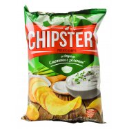 Чипсы Flint Chipster`s вкус сметаны с зеленью картоф 130г Image - 1