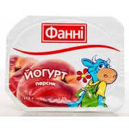 Йогурт Фанні Персик 1.5% 115г Image - 1