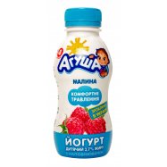 Йогурт Агуша малина для детей от 8 месяцев 2,7% 200г Image - 1