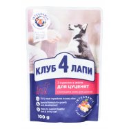 Корм д/щенков Club 4 Paws Премиум с курицей в желе конс 100г Image - 1