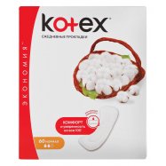 Ежеднев прокл жен Kotex Normal 60шт Image - 1