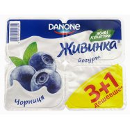 Йогурт Живинка черника 1,5% 115г*4шт 460г Image - 6