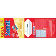 Таблетки для посудомоечной машины Somat Gold 72шт 1382,4г Image - 2