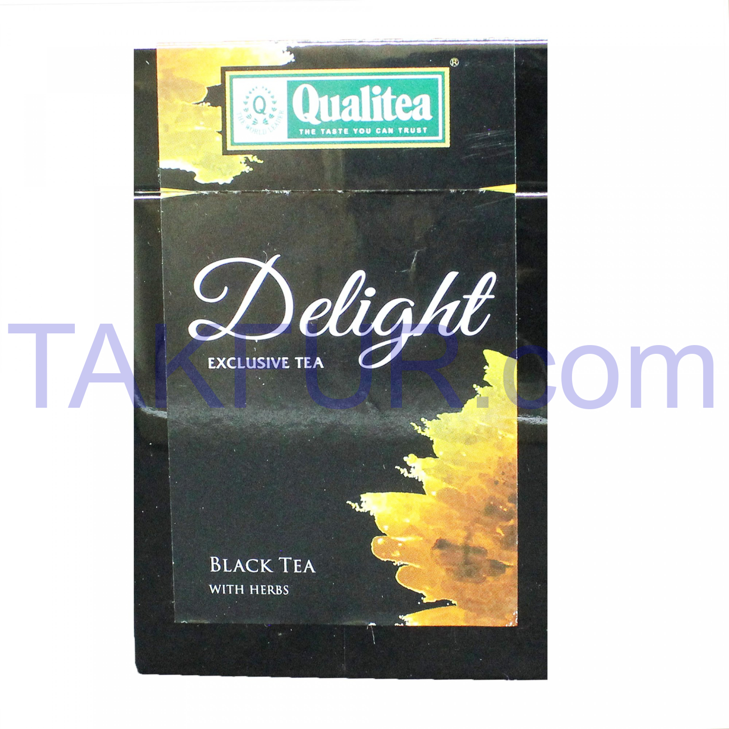 Чай QUALITEA DELIGHT черн среднелистовой с травами 100г купить онлайн с ...