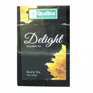 Чай QUALITEA DELIGHT черн среднелистовой с травами 100г Image - 1
