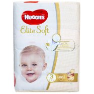 Подгузники Huggies Elite Soft 3 размер для детей 5-9кг 80шт Image - 2